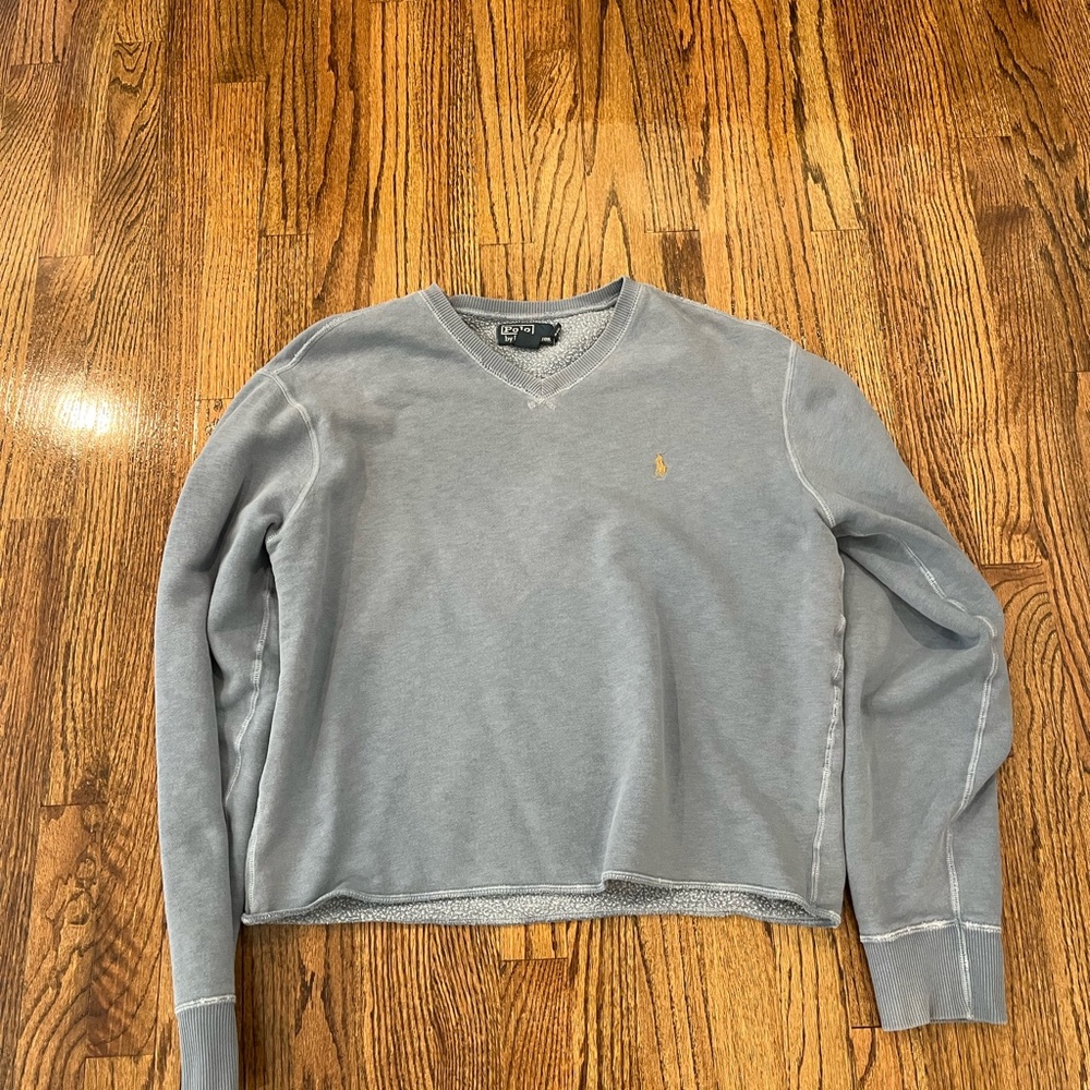 VINTAGE Polo Ralph Lauren Cropped Sweatshirt